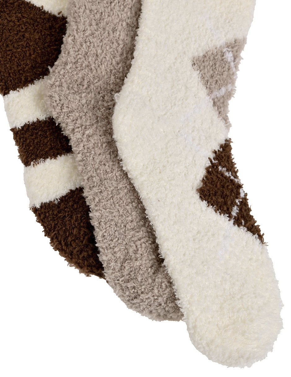 Calceta de algodón para mujer 3 pares 4