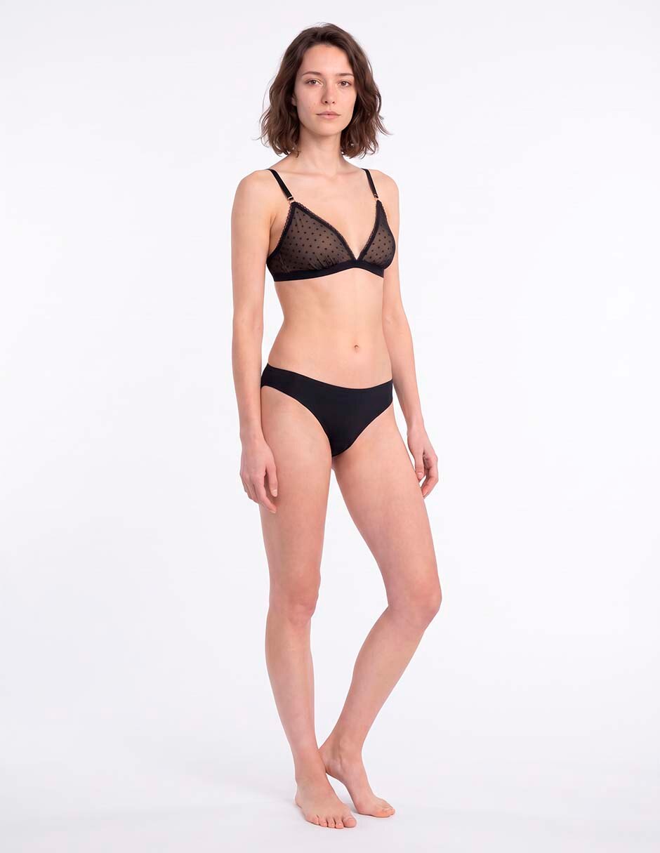Brassiere triangle con copa para mujer 3