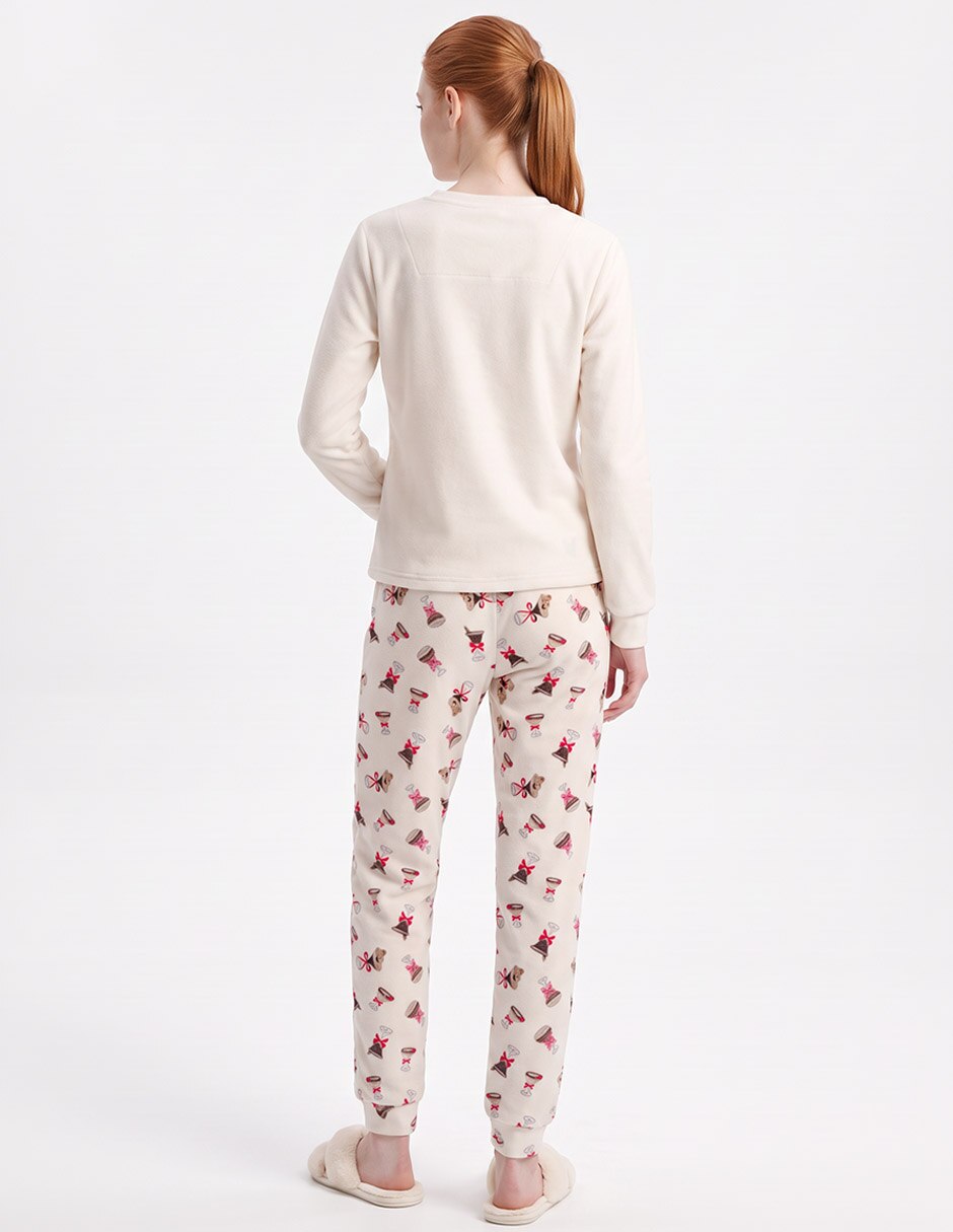 Conjunto pijama navideña para mujer 2