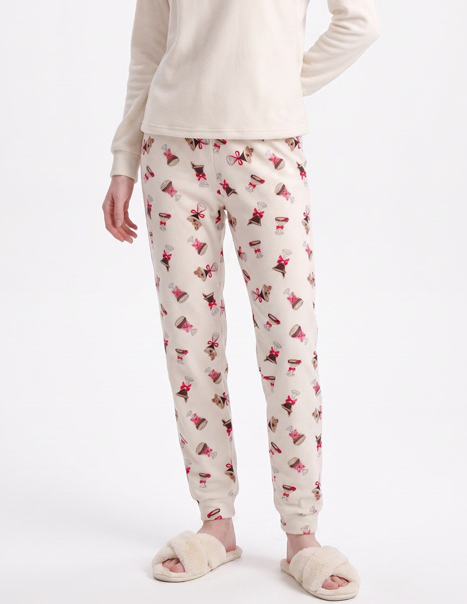 Conjunto pijama navideña para mujer 4