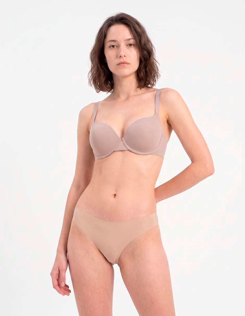 Brassiere demi con copa para mujer
