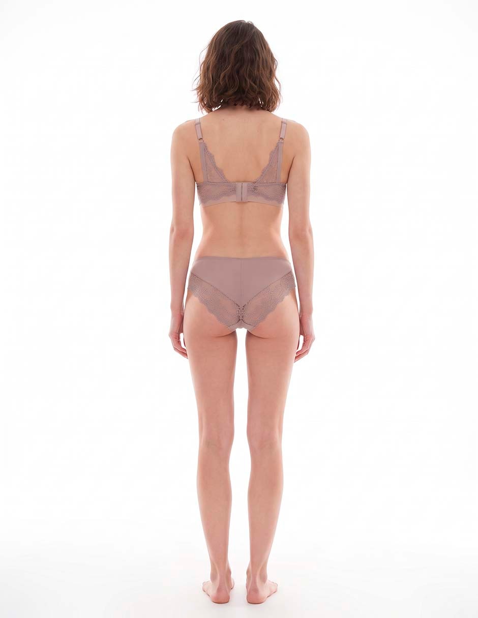 Brassiere demi con copa para mujer 2