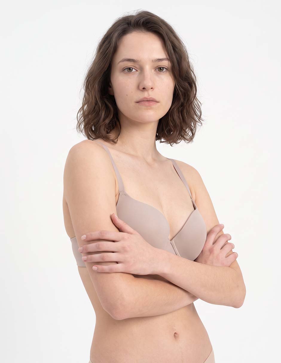 Brassiere demi con copa para mujer 4