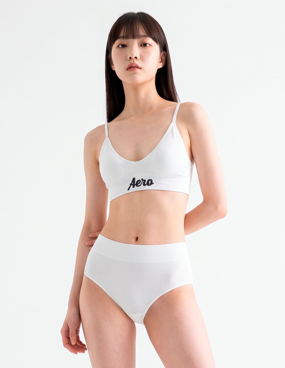 Bralette copa triangular seamless para mujer