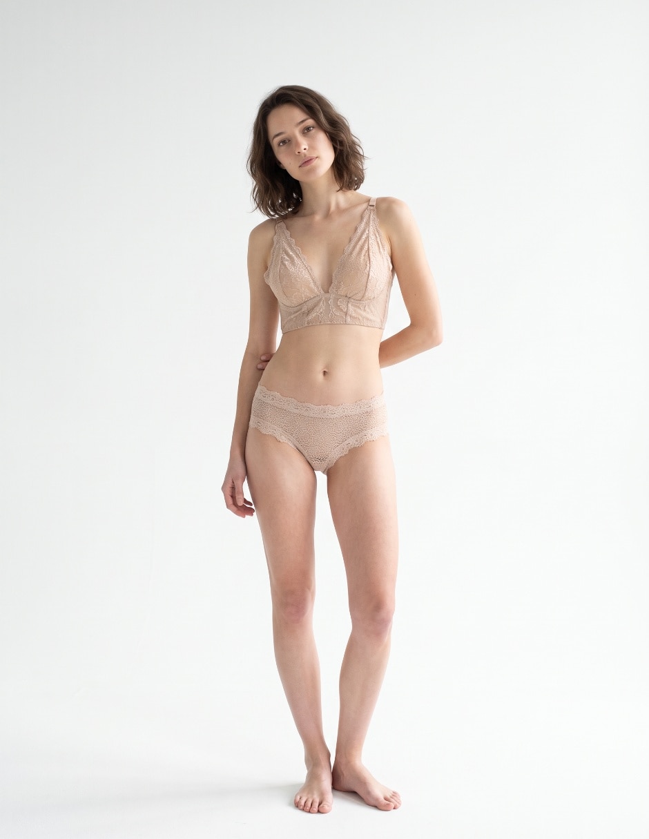Brassiere escote profundo con copa para mujer 3