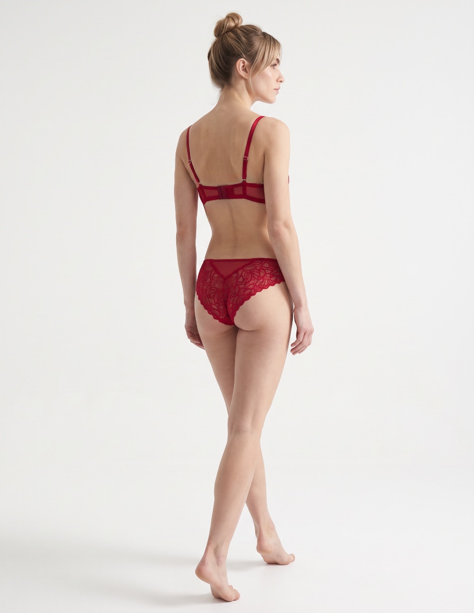 Brassiere escote profundo con copa para mujer 2