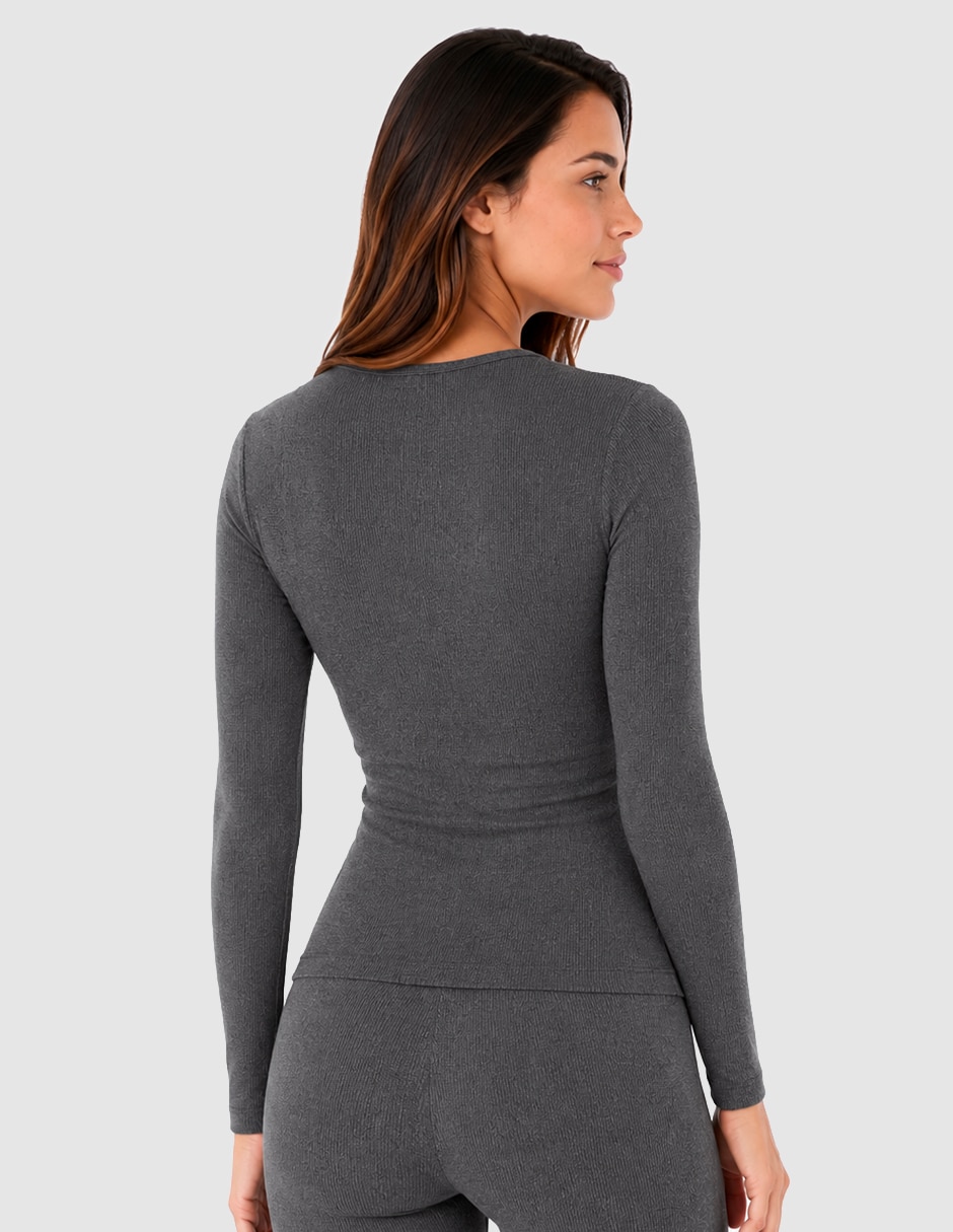 Playera térmica manga larga para mujer 3